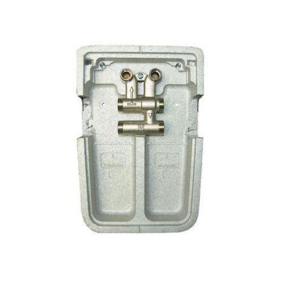Verdeler plintsysteem 2-pijpssysteem M 22 G 3/4
