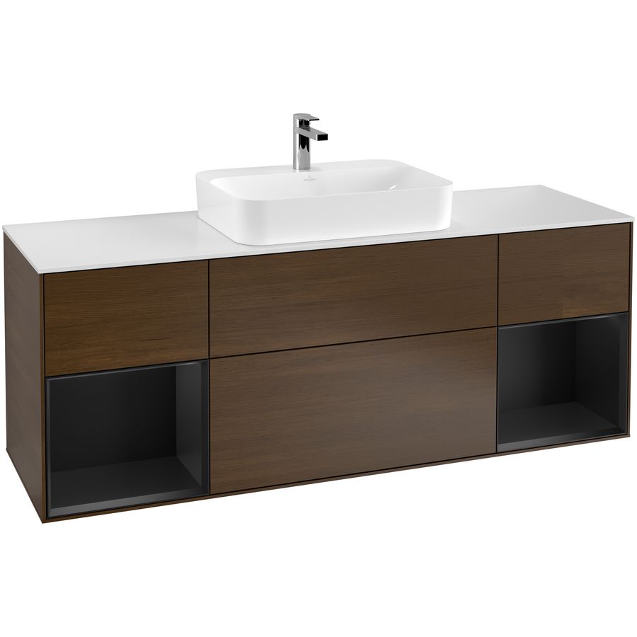 Wastafelonderkast Finion 1600x603x501mm W.Veneer G451PDGN