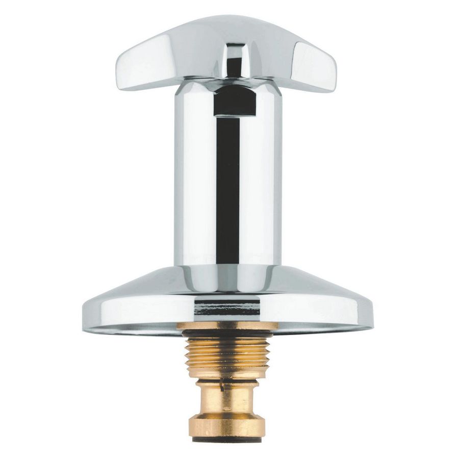 Bovendeel longlife 1/2" v. stopkraan incl. trecorn greep rood