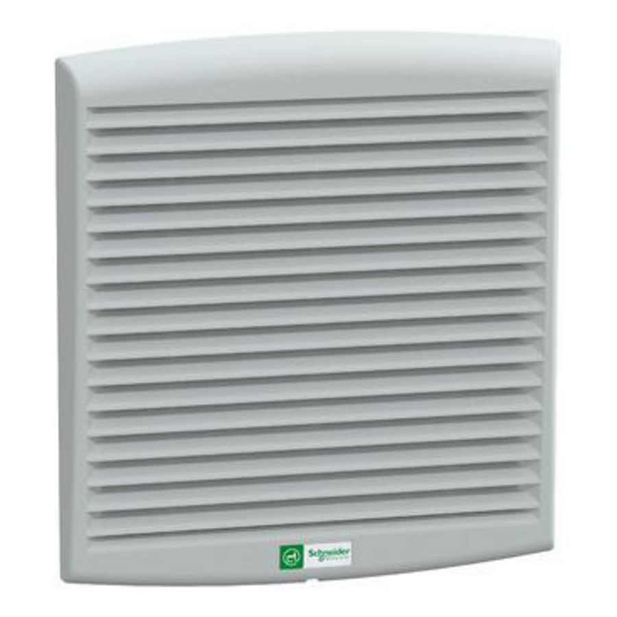 Geforceerde ventilatie 300m3 24V rooster en filte ClimaSys