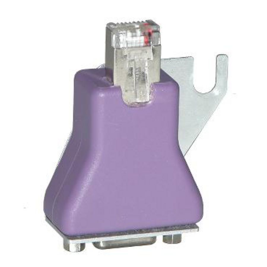 CANopen adapter omvormen SUB-D naar RJ45 1 male SUB-D 1 male