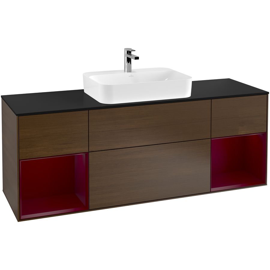 Wastafelonderkast Finion 1600x603x501mm W.Veneer G452HBGN