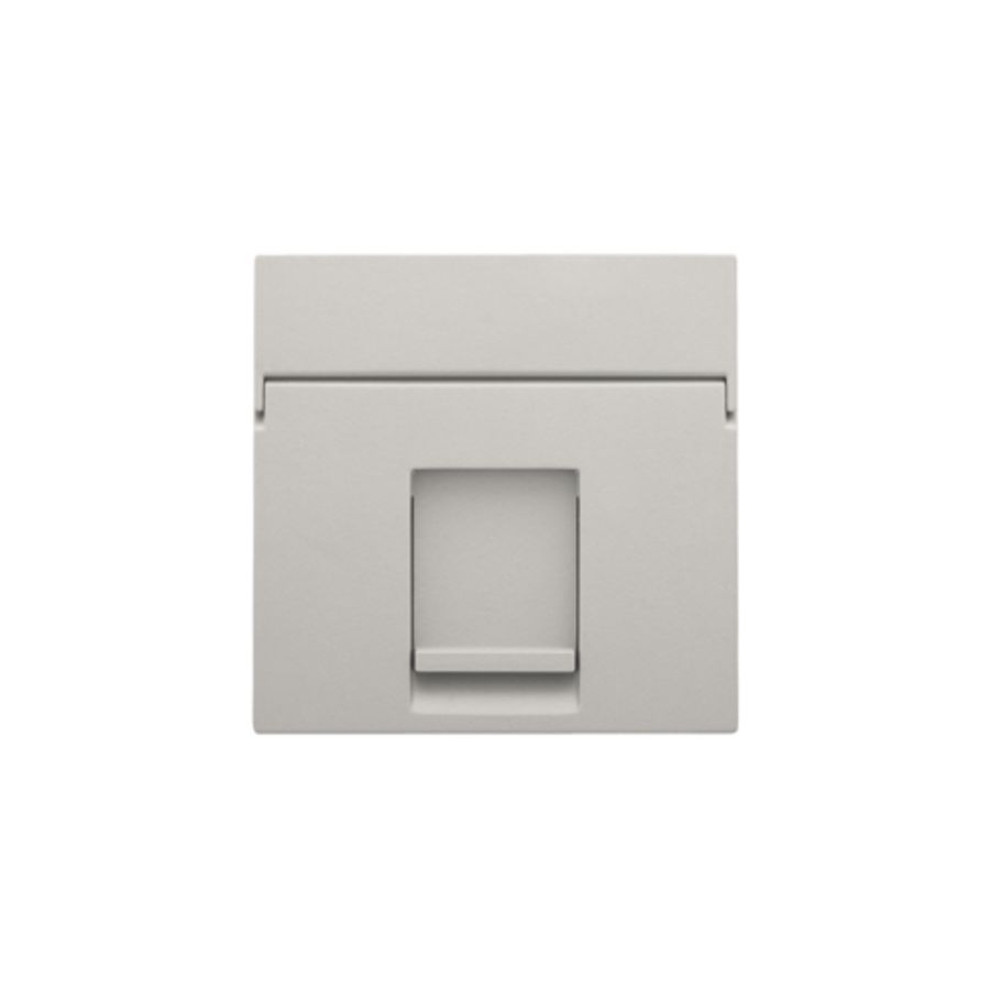 Centraalplaat data 1x RJ light grey