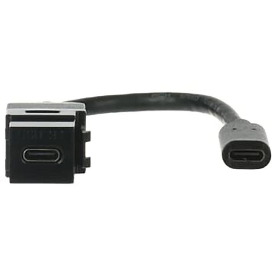 Koppeleenheid Keystone USB USB met USB-C zwart (0229/13)