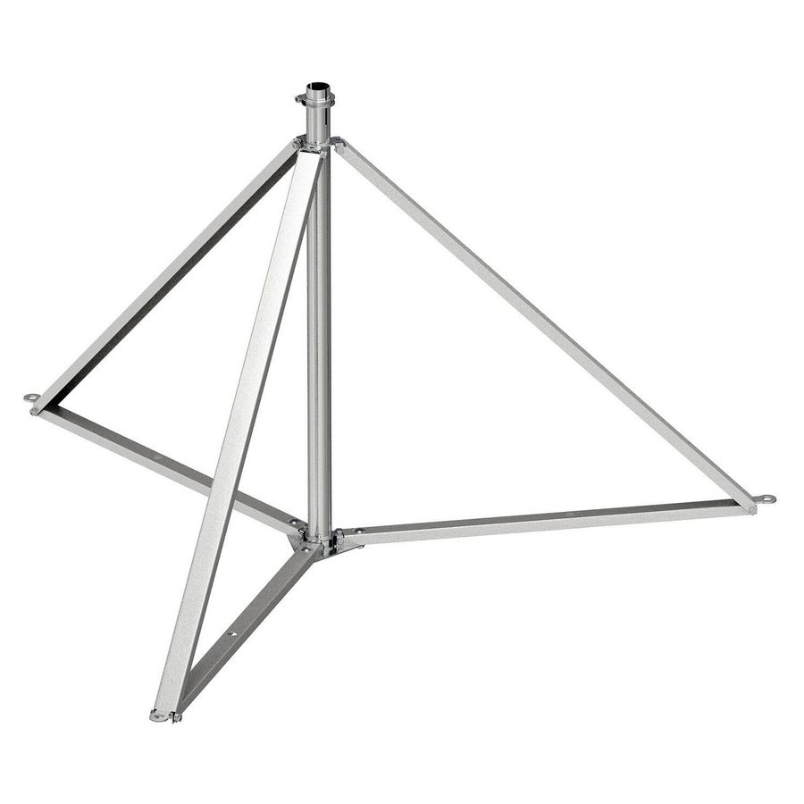 Driepootstatief Geisoleerde Fangmast 1,65x1,85m rvs
