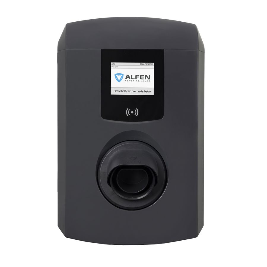 Single Plus 32A-22kW Kabel (excl.) RFID SC grijs