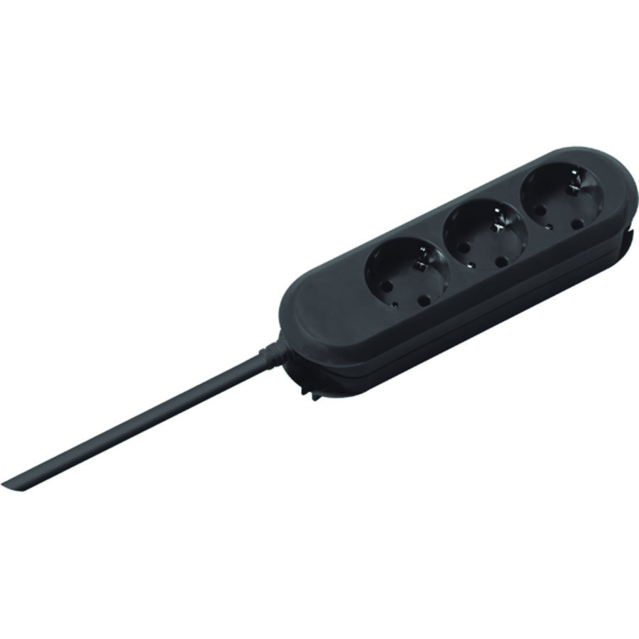 Smart 3x 230V RA 5mmet RA stekker zwart