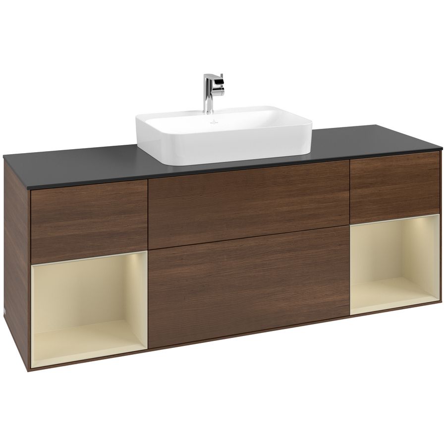 Wastafelonderkast Finion 1600x603x501mm W.Veneer G452HJGN