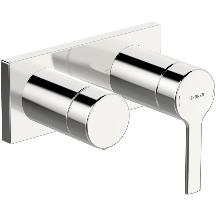 Wandafbouwset badmengkraan met omstelling HANSAMATRIX RONDA