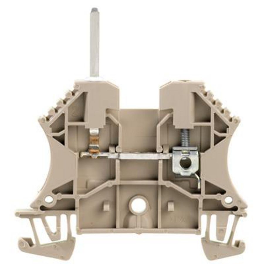 Doorvoerklem d.beige 2.5mm2 10 VVE=100