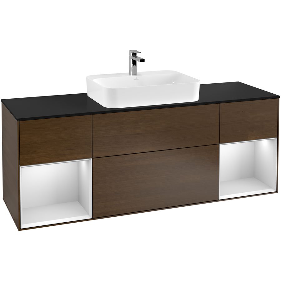 Wastafelonderkast Finion 1600x603x501mm W.Veneer G452MTGN