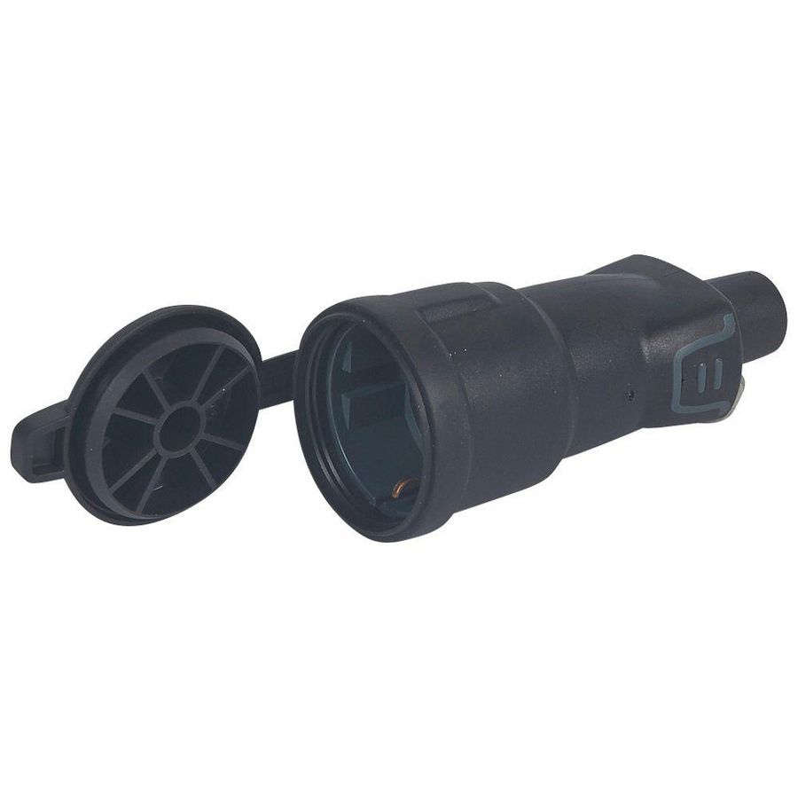Contrastekker rubber met deksel IP44 VVE=10