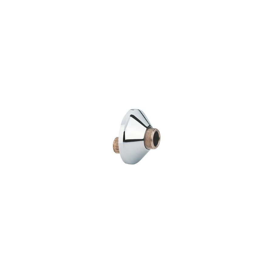 Losse S-koppeling incl. rozet 1/2"x1/2" chroom 1200400