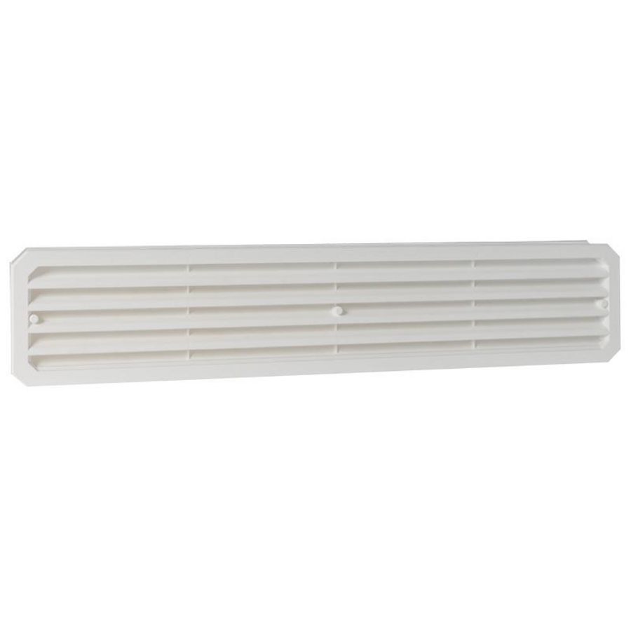 Kunststof deurventilatierooster 463,5x138mm wit