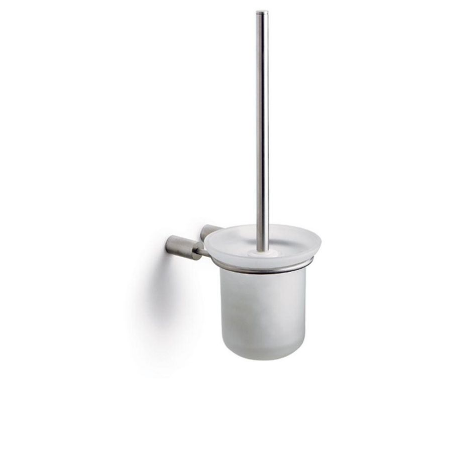 Toiletborstelgarnituur voor wandmontage 150x115x383 mm RVS