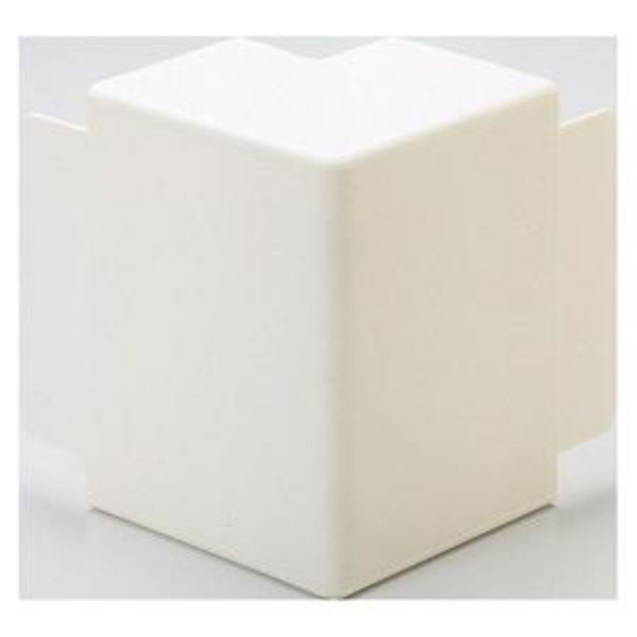 KABELKOKER BUITENHOEK 25X25 RAL9010 VVE=4