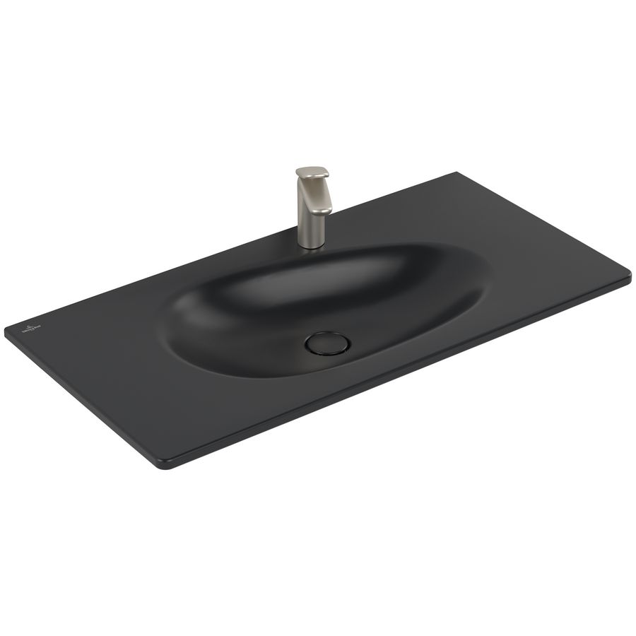 Meubelwastafel Antao 1000x500mm Pure Black CeramicPlus  4A76A2R7