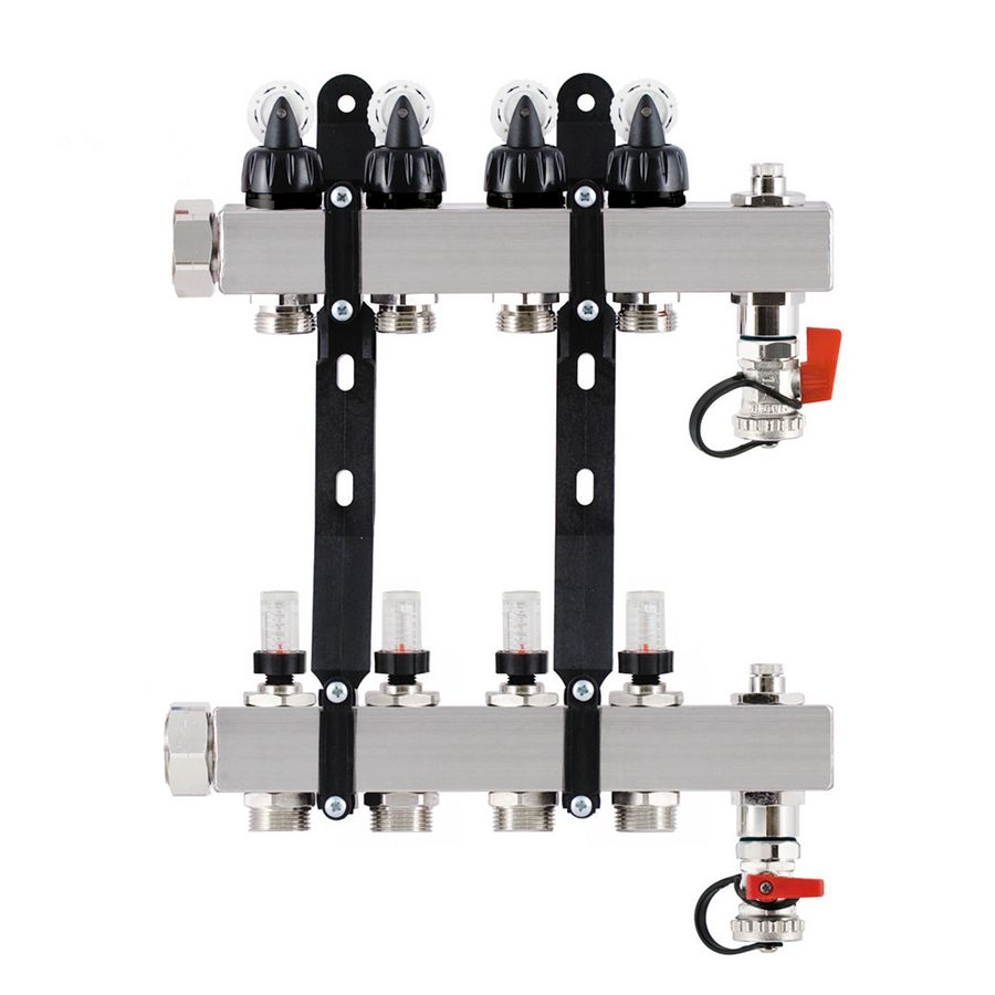 TacoSys High End verdeler flowmeter retour 1-5 l/m 5 groepen