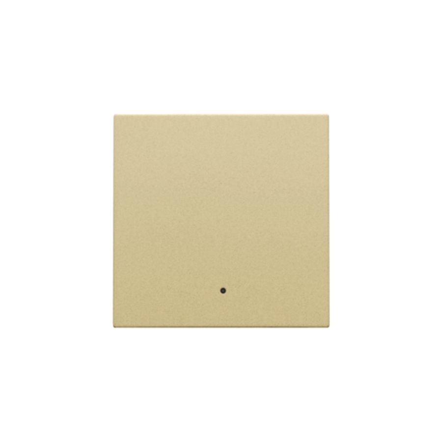 Afwerkingsset lens enkelvoudige elektr. Schakelaar gold c.