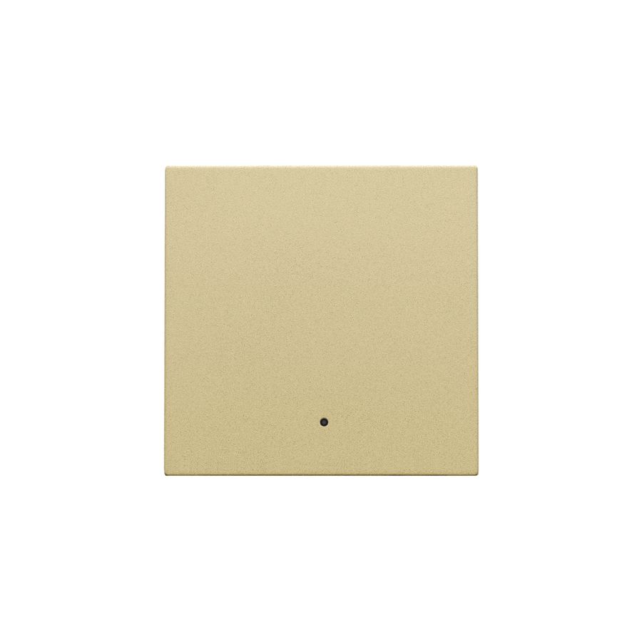 Afwerkingsset lens enkelvoudige elektr. Schakelaar gold c.