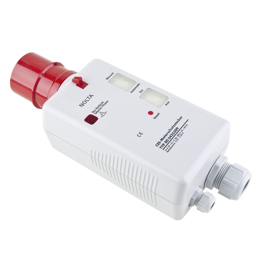 CEE-motorbeveiligingsstekker incl. WSK/DI 3,7...5,5 A