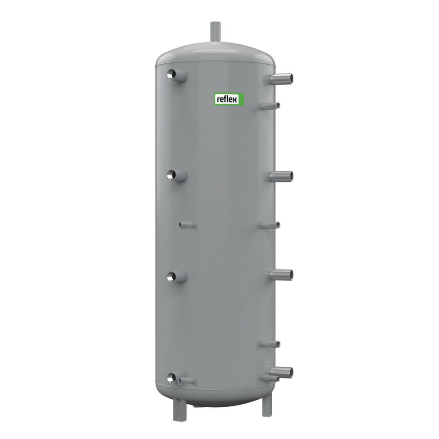 Bufferboiler H 1500/1 voor verwarmings- en koelwater