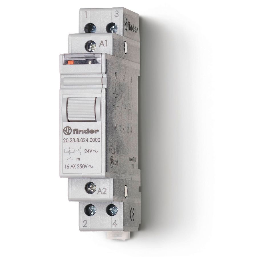 Impulsrelais 1M+1V 16A 230V AC