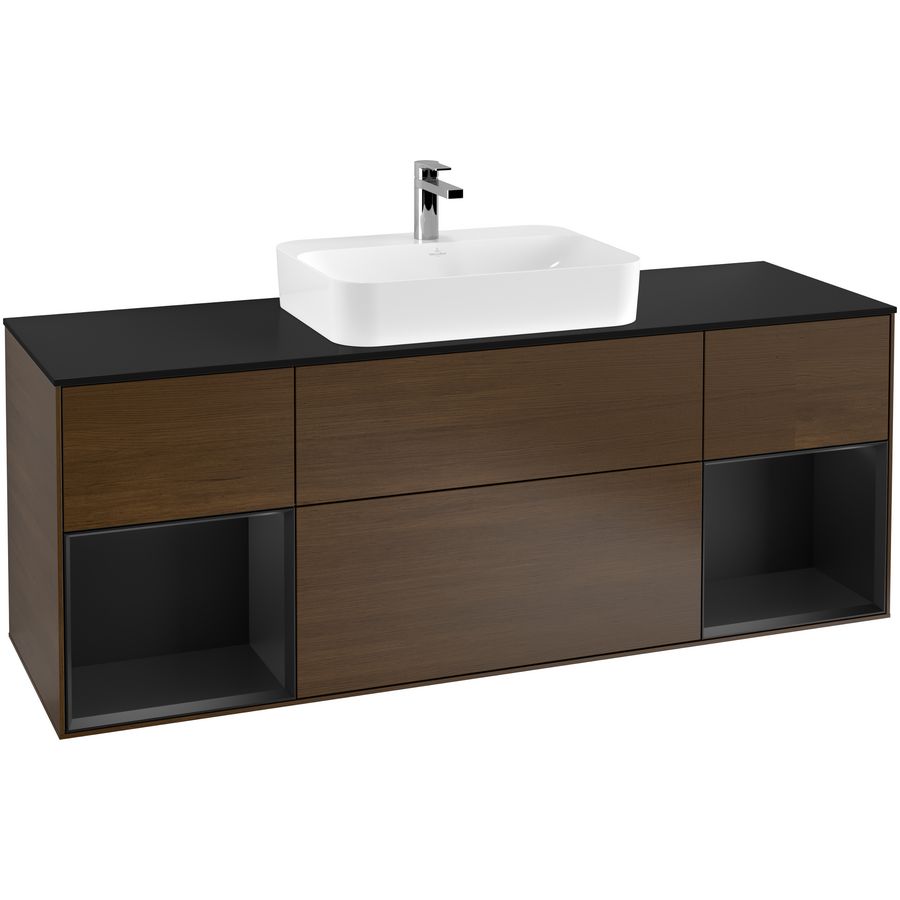 Wastafelonderkast Finion 1600x603x501mm W.Veneer G452PDGN