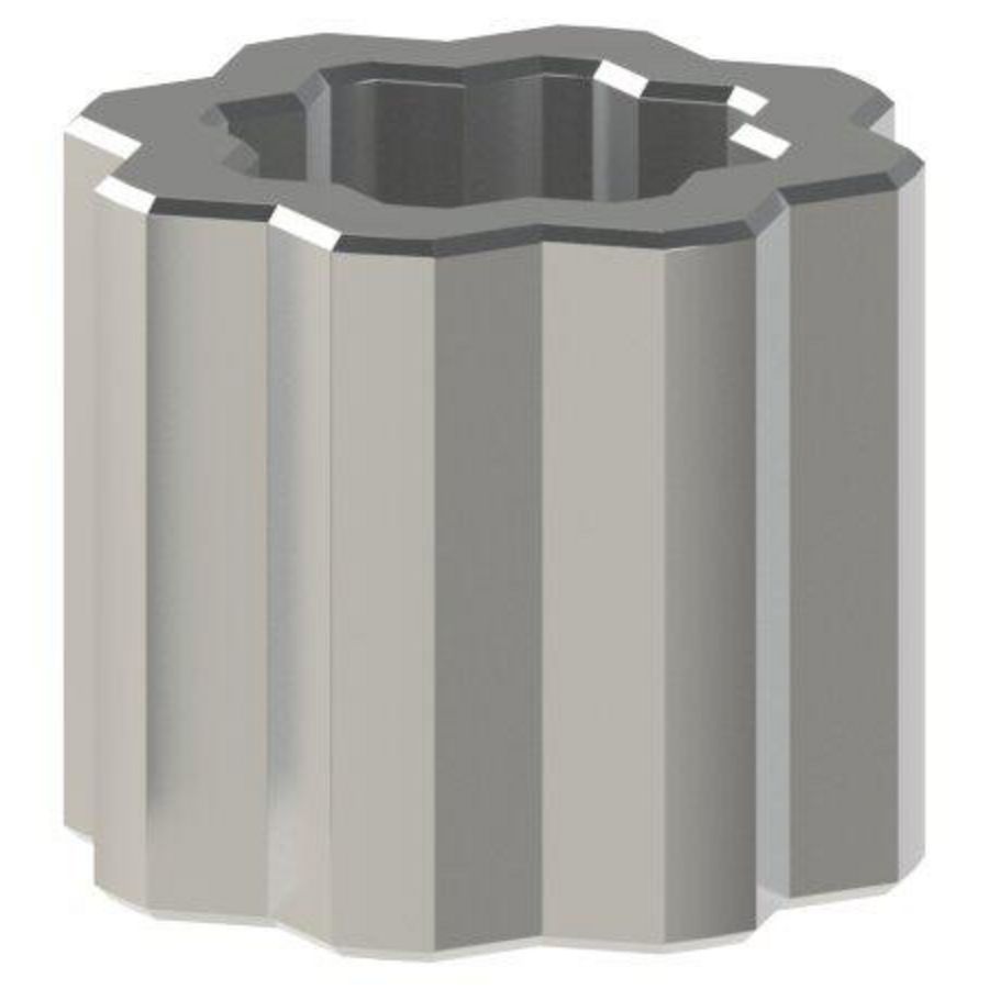 Verloopstuk Ster Inox 304L 22x14x24mm PSS.22/14
