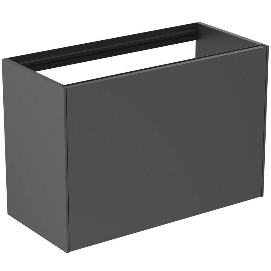 Conca wastafelmeubel 80x37x55cm 1 lade zonder afdekblad mat antraciet