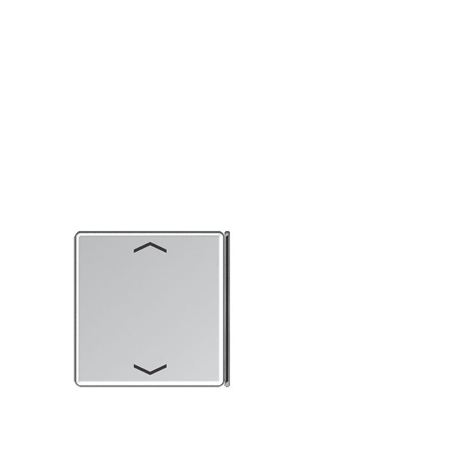 Tastafdekking A/AS 4-voudig pijl aluminium KNX