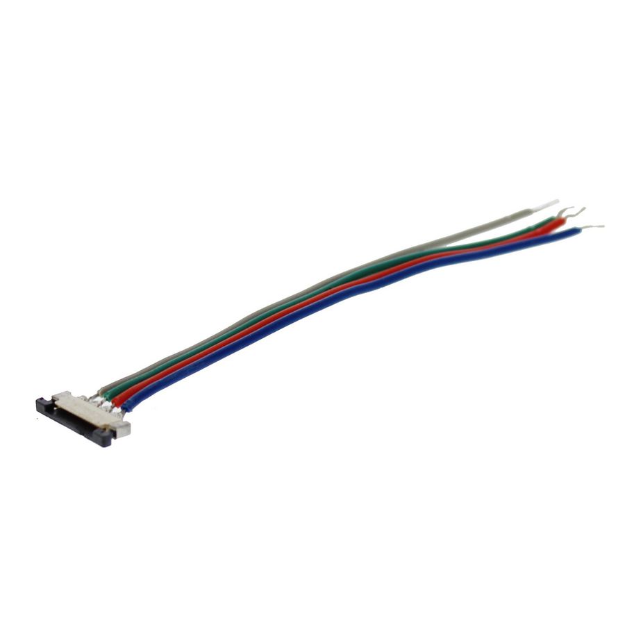 Aansluitconnector IP20 RGB ledstrip 10mm PCB Lumiko