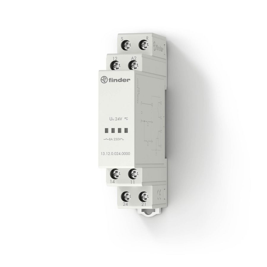 Bistabiel relais 1W 8 A /250VAC1 1 maakcontact 8 A /250VAC1