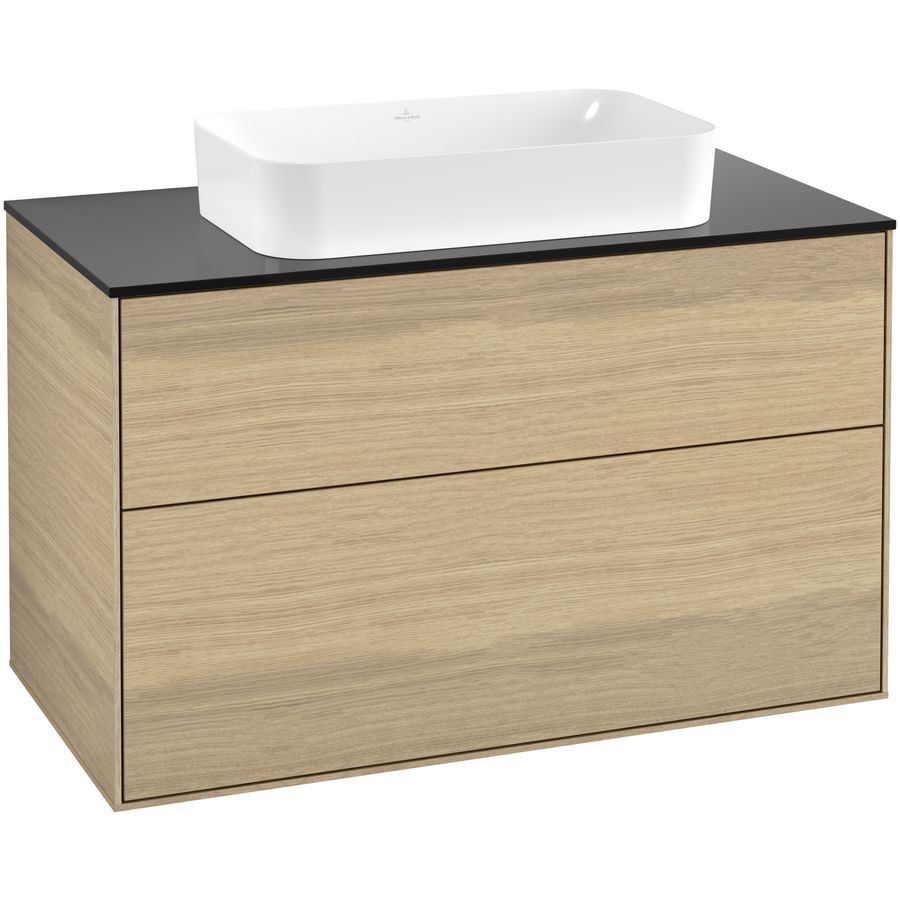 Wastafelonderkast Finion 1000x603x501mm Oak Veneer F64200PC