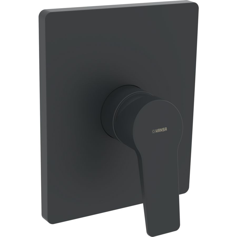 Bluebox afbset mengkr, z.omstel, gesloten greep, matzwart