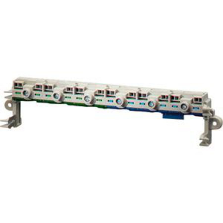 PE+Nul klem per PE/Nul 3x25 12x4 mm2 12 mod breed