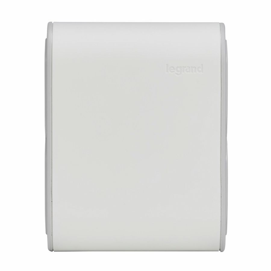 Contactstop Domino zijaansluiting 4x2P 2,5A wit-grijs VVE=8