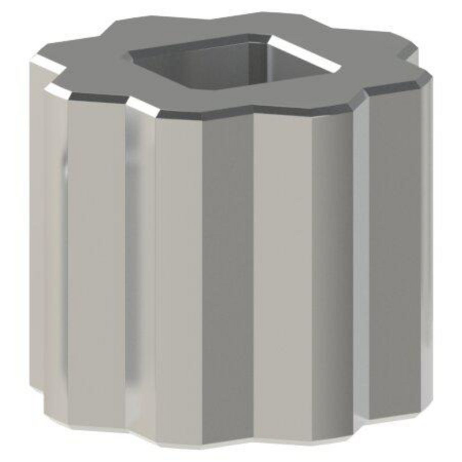Verloopstuk Ster Inox 304L 22x11x24mm PSA.22/11