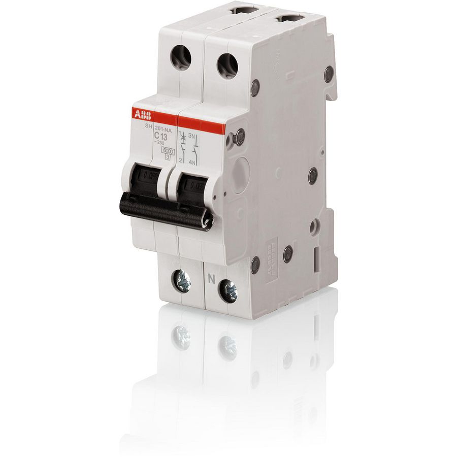 Installatieautomaat 1p+n C-karakteristiek 6A