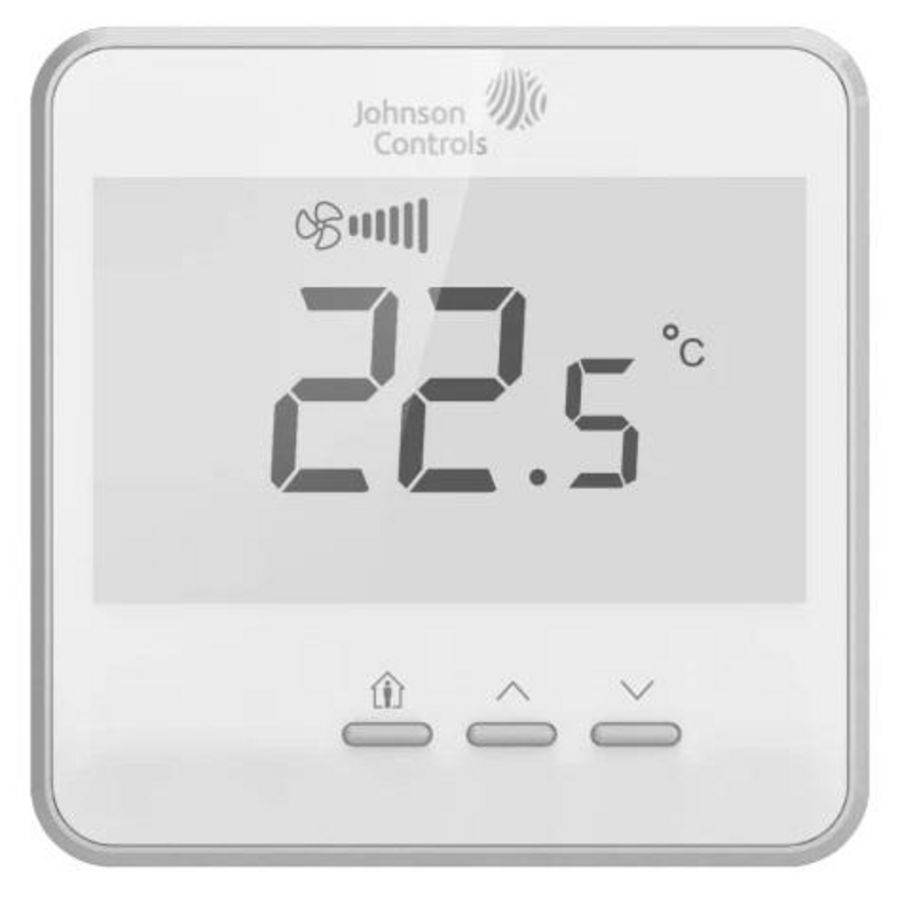 Temp. opnemer ventilatorsturing stand-by knop en LCD display