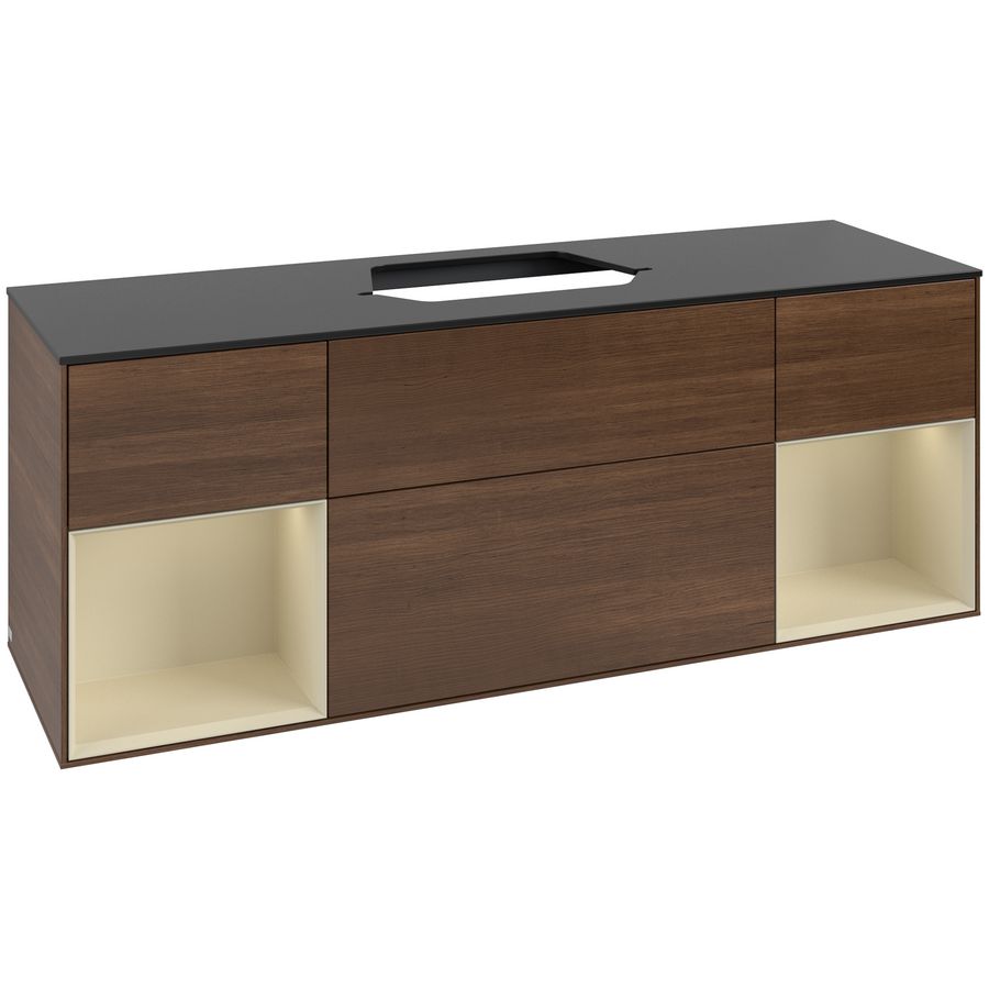 Wastafelonderkast Finion 1600x603x501mm W.Veneer F452HJGN