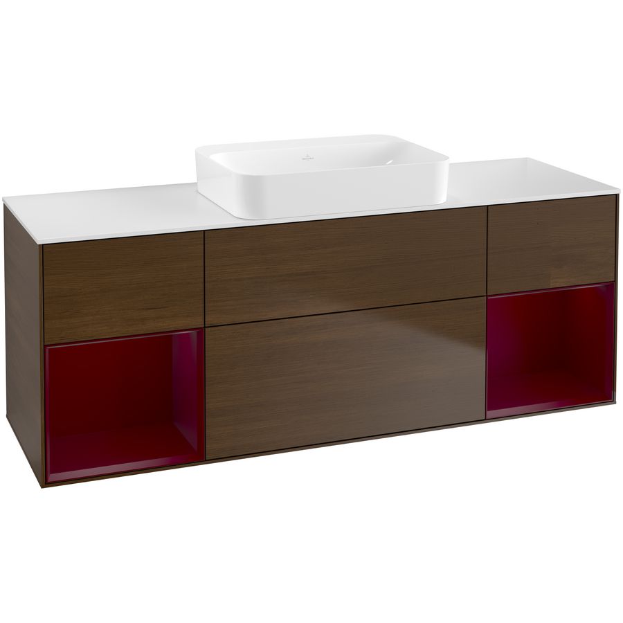 Wastafelonderkast Finion 1600x603x501mm W.Veneer G741HBGN