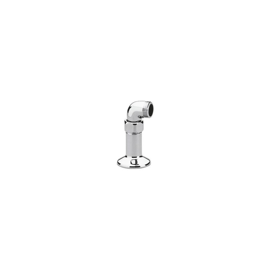 Koppeling staand chroom 3/4x1/2 sprong 30mm verstelbaar 12,5mm p/st.