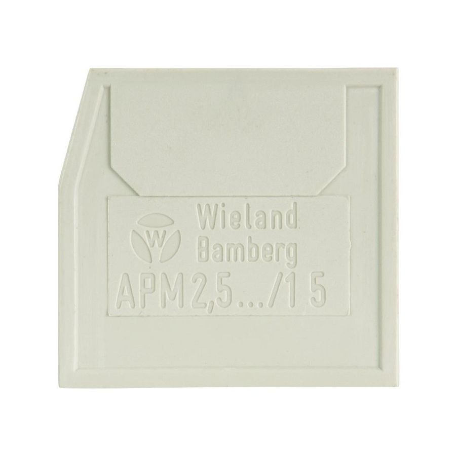 Afsluitplaat WKM 2,5mm² VVE=10