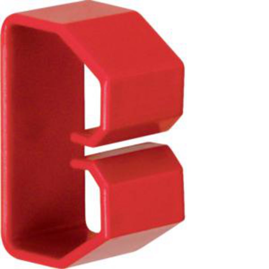 Draadhouder voor kanaal halogeenvrij 37x50mm HNG rood