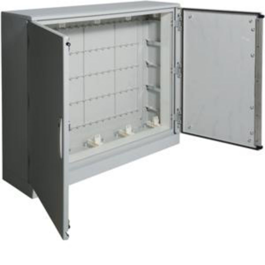 Verdeler IP65 geisoleerd 900x1100x300mmmmet UV-coating plint