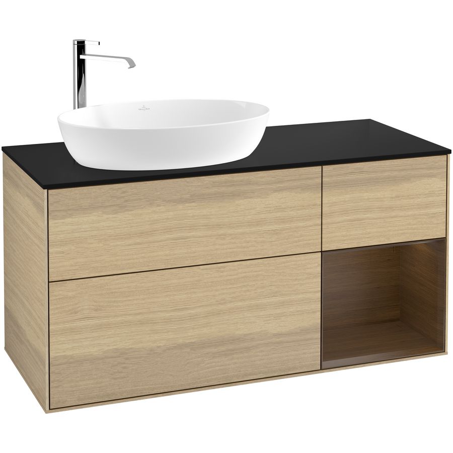 Wastafelonderkast Finion 1200x603x501mm Oak Veneer G932GNPC