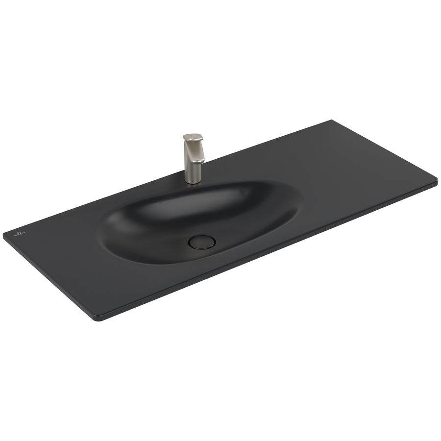 Meubelwastafel Antao 1200x500mm Pure Black CeramicPlus  4A77LBR7