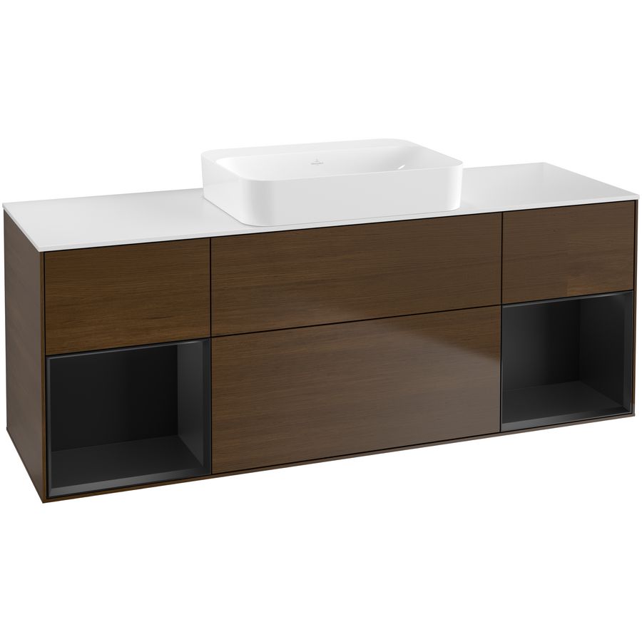 Wastafelonderkast Finion 1600x603x501mm W.Veneer G741PDGN