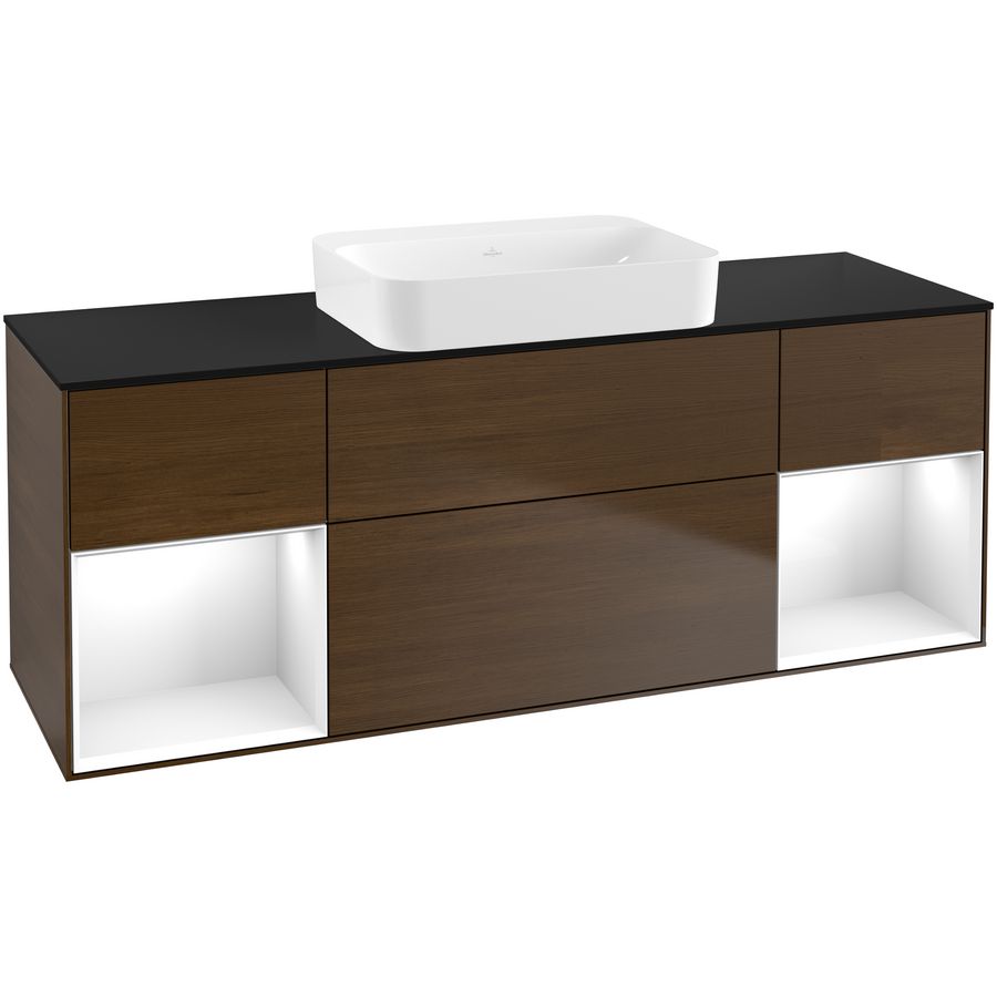 Wastafelonderkast Finion 1600x603x501mm W.Veneer G742GFGN
